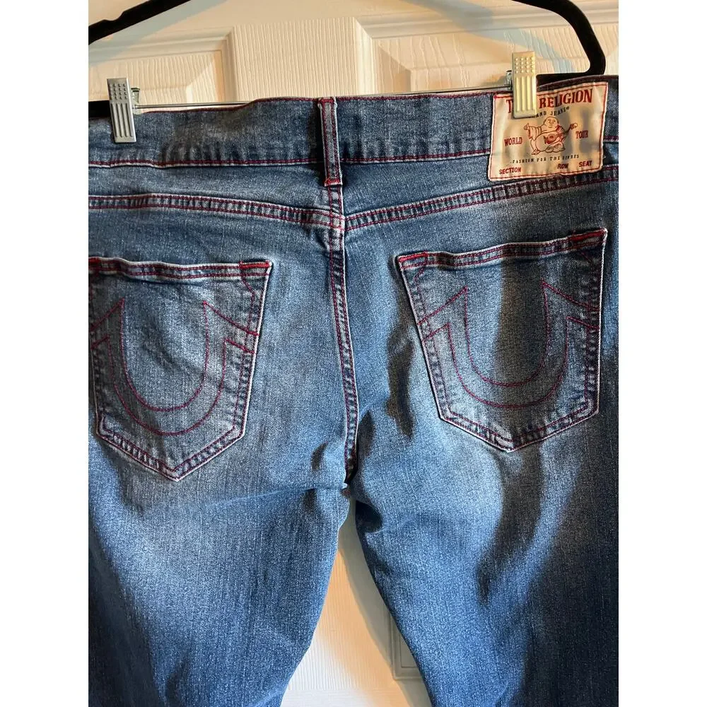 True religion men’s Ricky relaxed straight jeans size 36